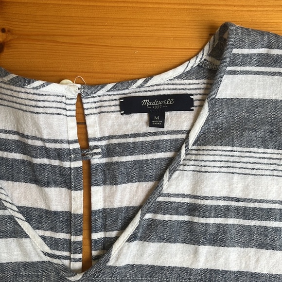 Madewell Linen-Cotton Blend Romper - Picture 5 of 10